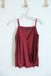 Sheri Bodell Red Bedazzled Wrap Tank | XS