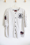 Chicago American Giants Vintage Negro Leagues PNLPA #19 Black White Pinstripe Jersey | 3XL