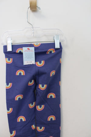 NEW Cat & Jack Blue Rainbow Leggings | Youth XS (4/5)