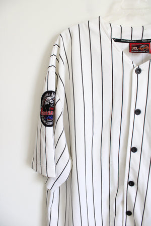 Chicago American Giants Vintage Negro Leagues PNLPA #19 Black White Pinstripe Jersey | 3XL