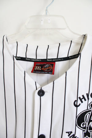 Chicago American Giants Vintage Negro Leagues PNLPA #19 Black White Pinstripe Jersey | 3XL