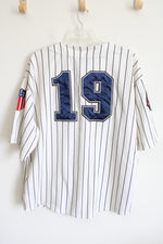 Chicago American Giants Vintage Negro Leagues PNLPA #19 Black White Pinstripe Jersey | 3XL