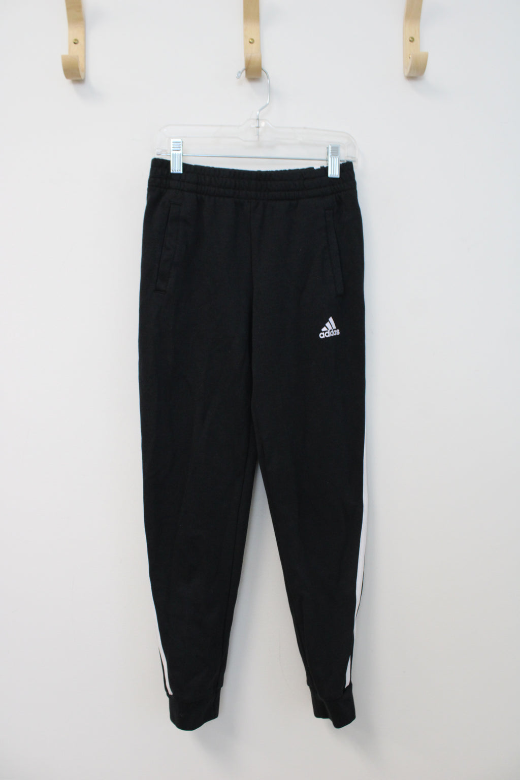 Adidas Black & White Jogger Sweatpants | Youth M (10/12)