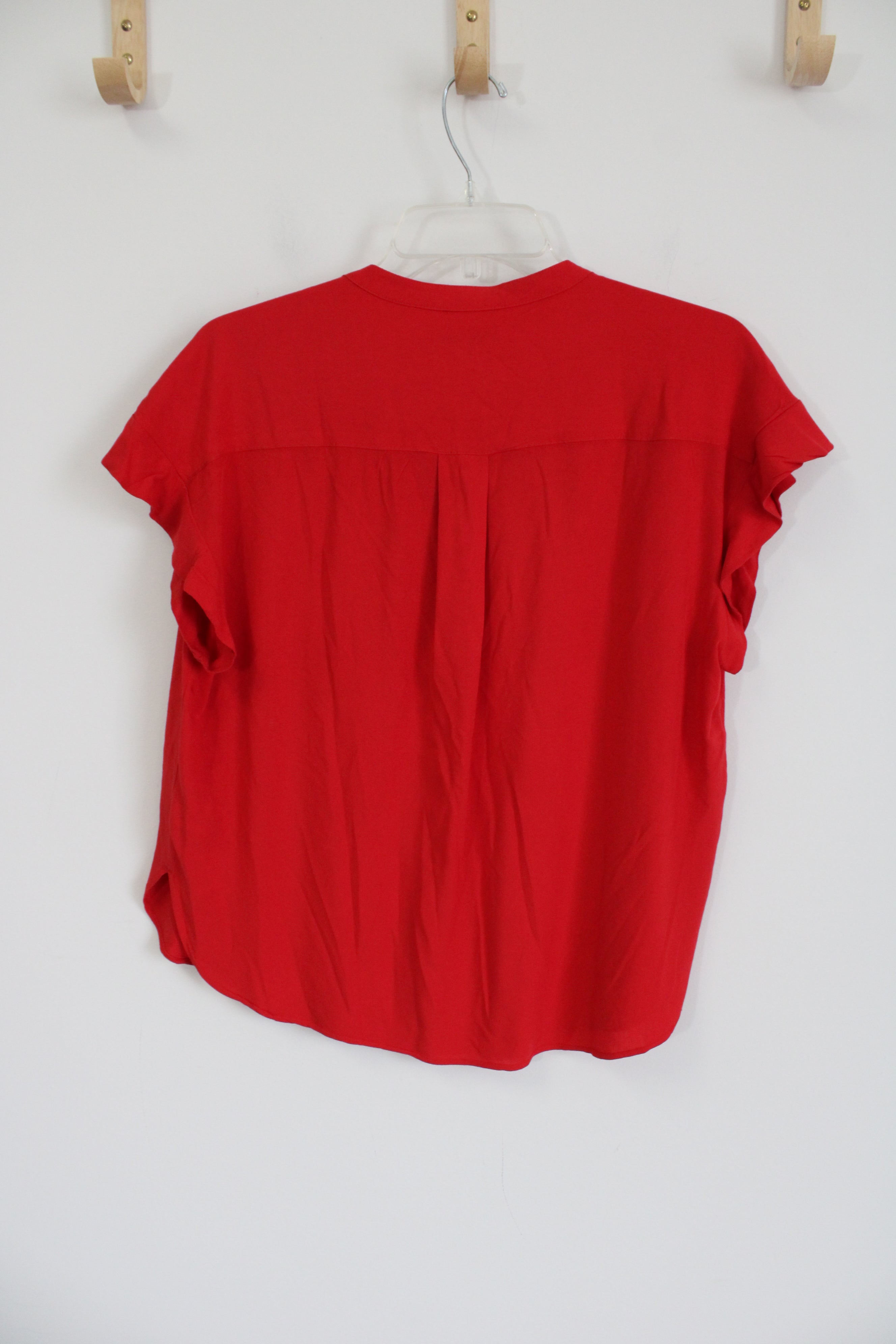 J.Crew Mercantile Red Blouse | M