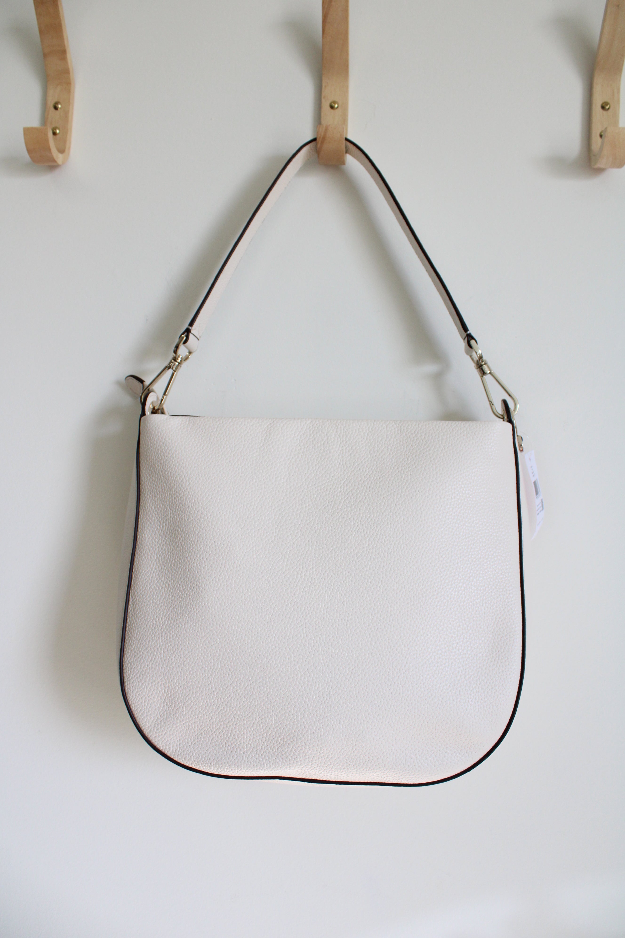 NEW Kate Spade New York Lexy White Pebble Leather Parchment Shoulder Bag