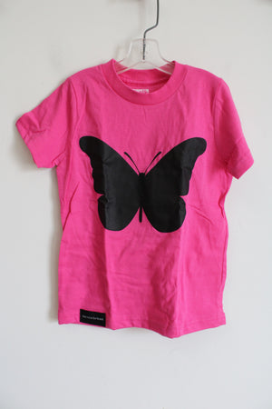 The Chalk Board Tee Pink Butterfly Shirt Kit | Size 4