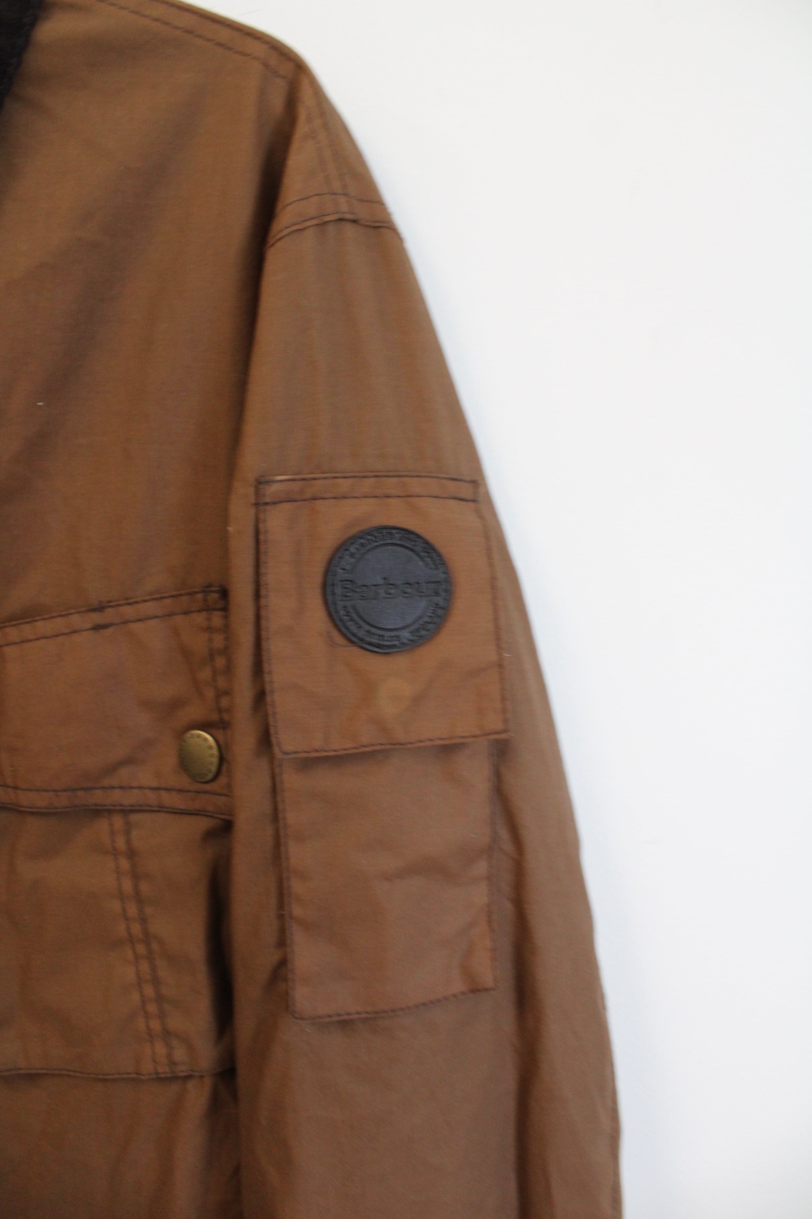 NEW Barbour Brown Bark Lowland Cargo Jacket | L