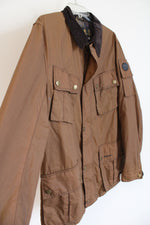 NEW Barbour Brown Bark Lowland Cargo Jacket | L