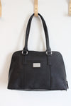 Tignanello Black Leather Silk Lined Purse