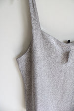 NEW Banana Republic Heathered Gray Rib Knit Tank Top | XXL