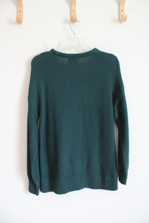 Old Navy Dark Teal Tunic Sweater | M