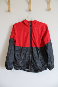 AQ Red & Gray Windbreaker | Youth L (14/16)