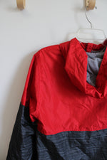 AQ Red & Gray Windbreaker | Youth L (14/16)