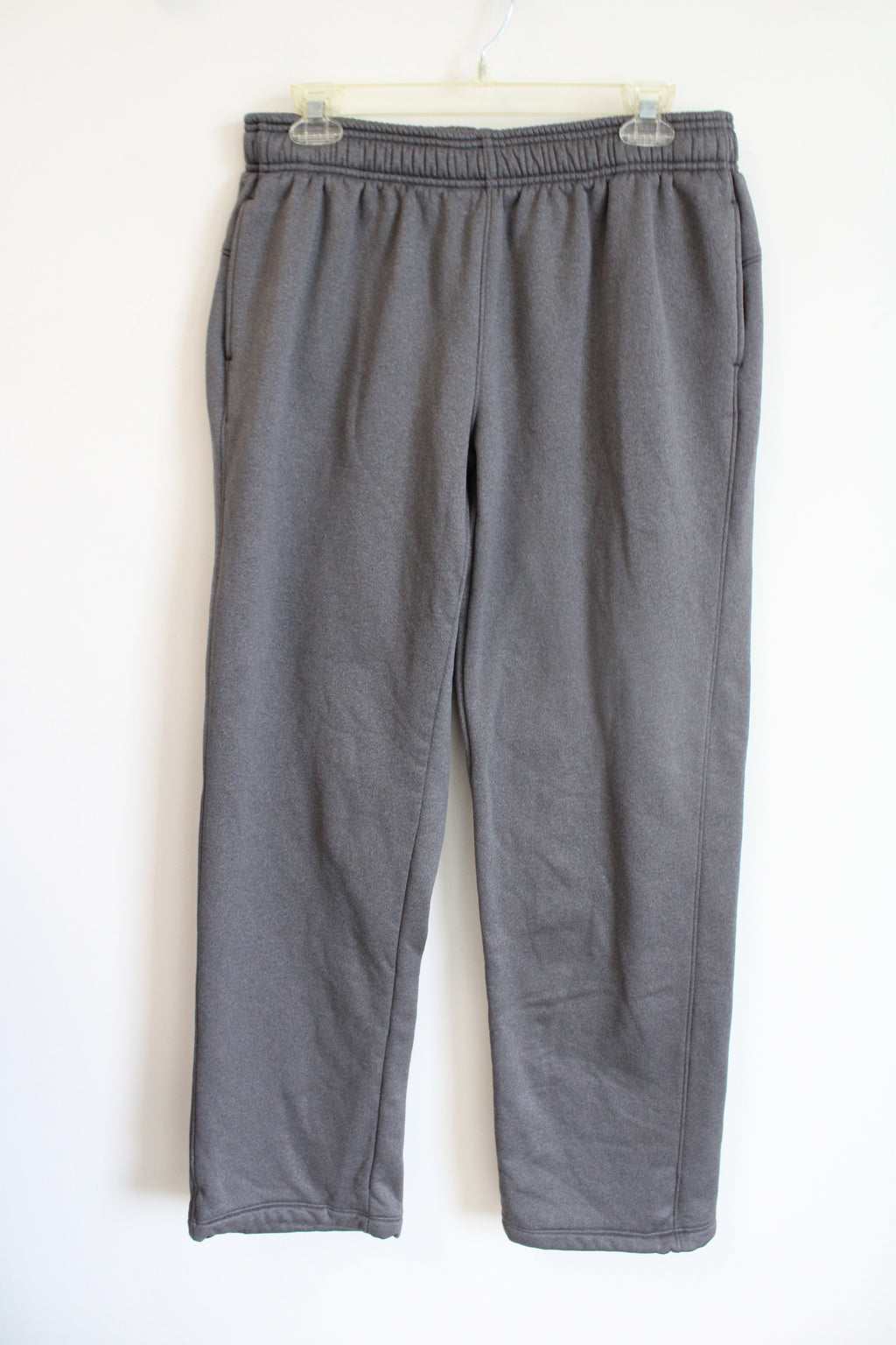 Under Armour Loose Fit ColdGear Fleece Lined Gray Sweatpants | L