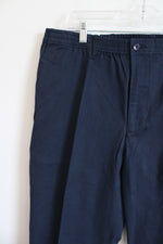 NEW Architect Flat Front Navy Blue Pants | 34X32