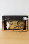 NEW Patricia Nash Leather European Map Clutch Bag