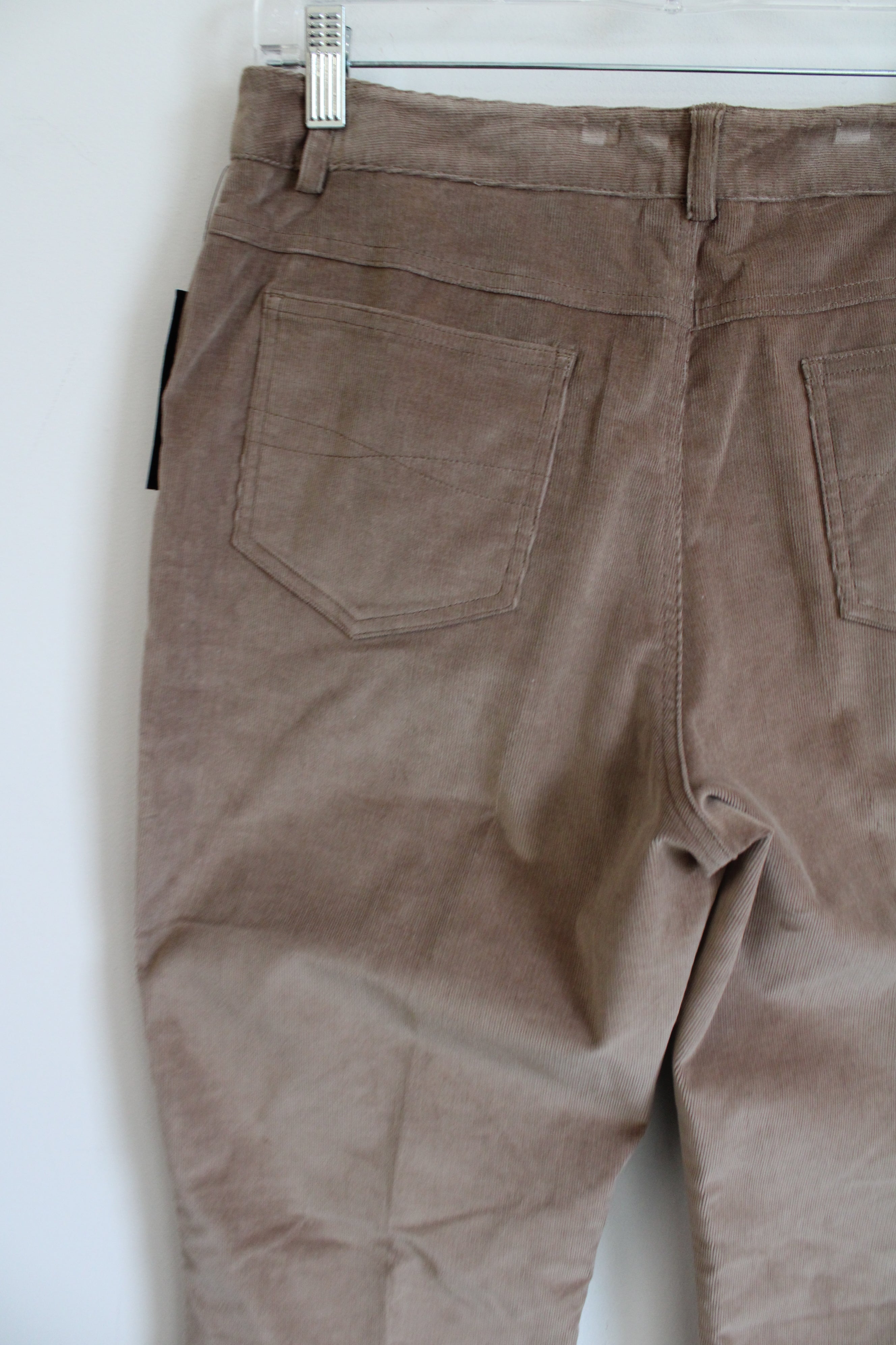 NEW Rafaella Brown Corduroy Straight Fit Pants | 10