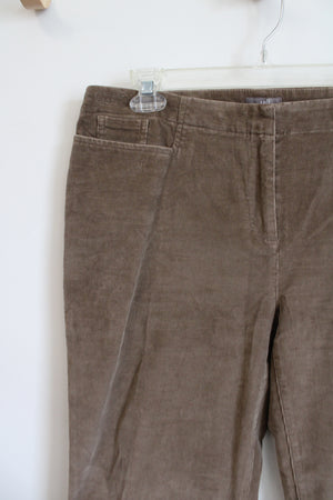 J.Jill Stretch Brown Corduroy Pants | 10