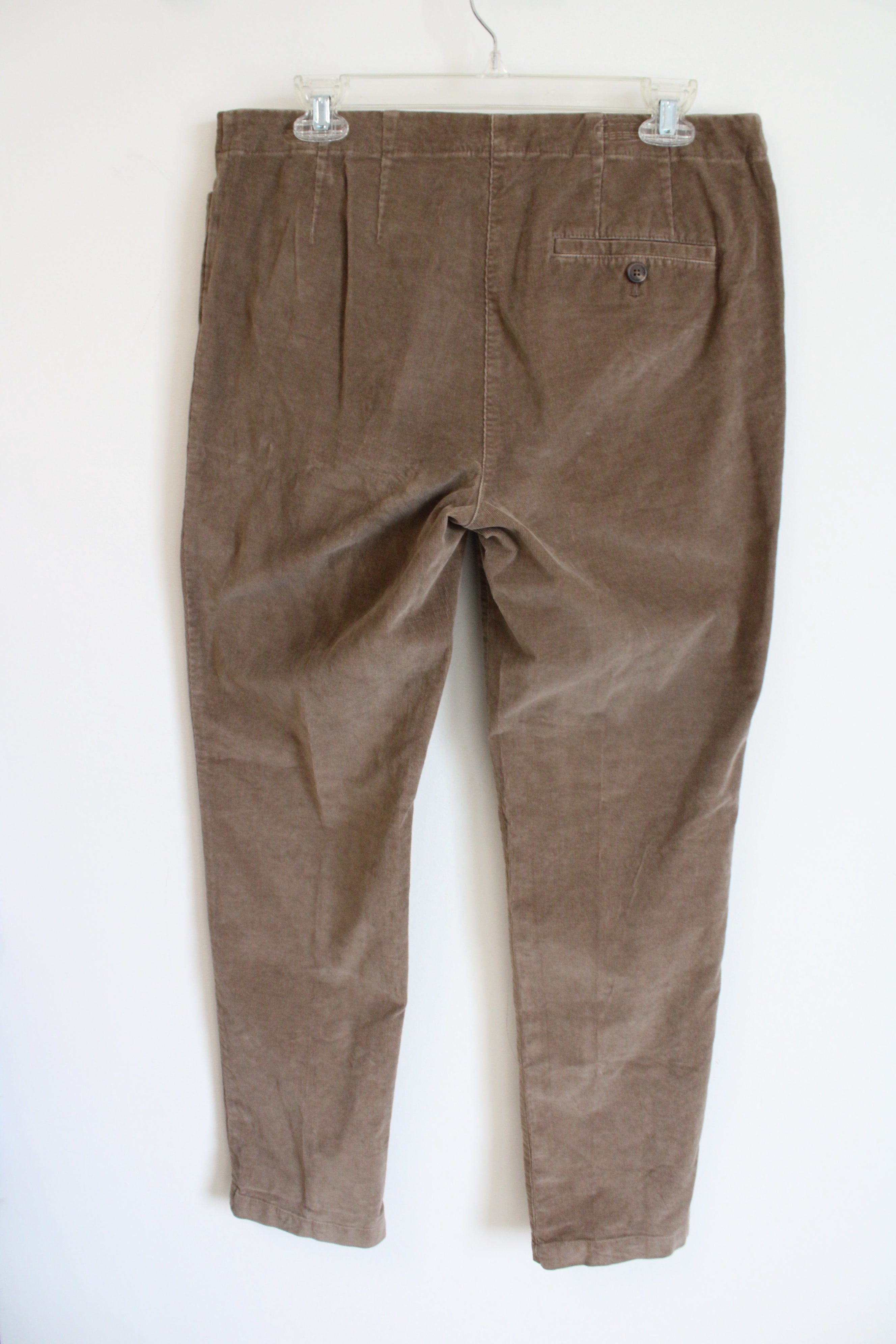 J.Jill Stretch Brown Corduroy Pants 10 Jubilee Thrift