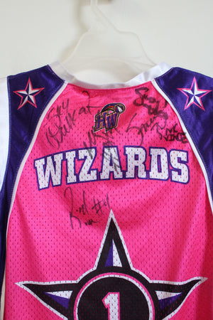 Harlem Wizards aka Globetrotters Signed retailer Boys Athletic Jersey Medium