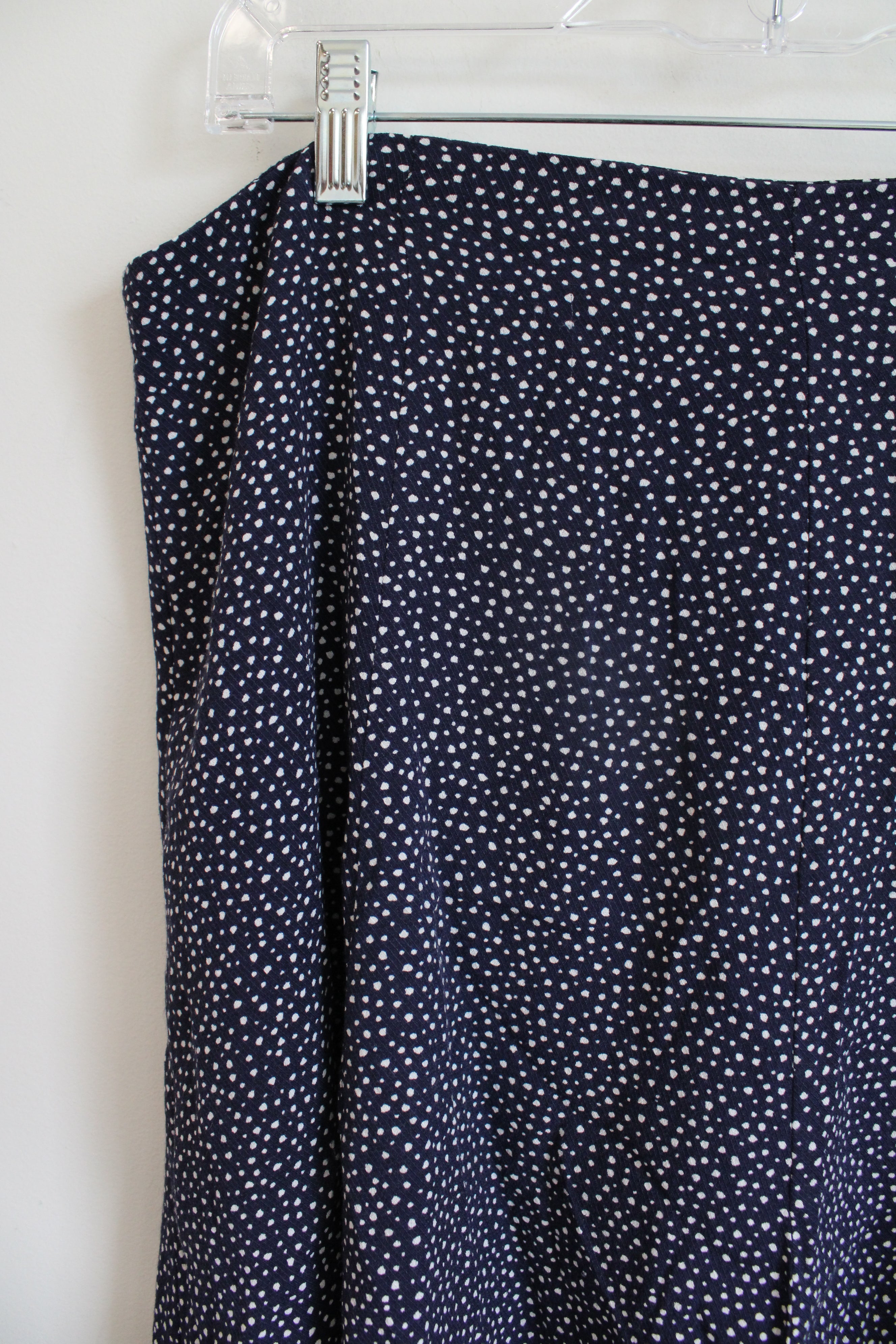 Banana Republic Navy Blue White Speckled Skirt | 12