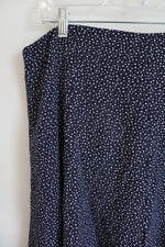 Banana Republic Navy Blue White Speckled Skirt | 12