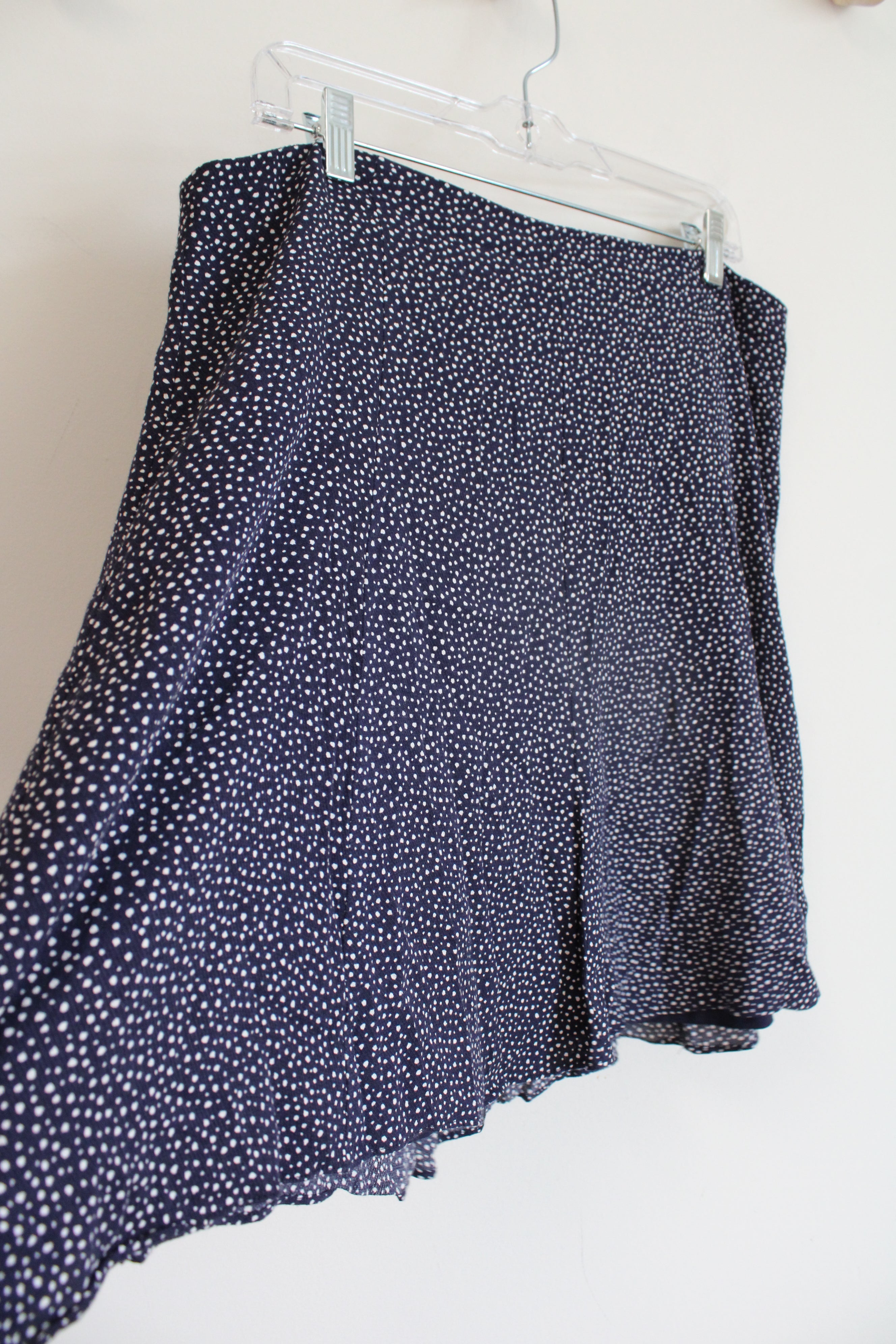 Banana Republic Navy Blue White Speckled Skirt | 12