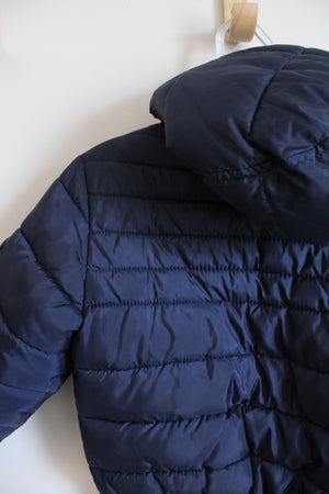 H&M Navy Puffer Winter Coat | Youth 3/4