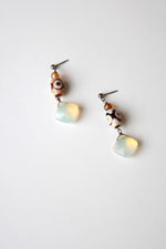 Boho Style Glass Beaded Stud Dangle Earrings