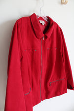 Studio Works Soft Red Full Zip Jacket | 20W