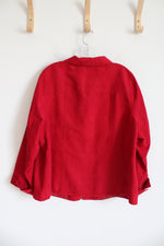 Studio Works Soft Red Full Zip Jacket | 20W