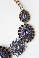 NEW Chico's Blue Stone Liv Bib Statement Necklace