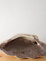 Vintage Schooner Mid Century Ceramic Gold Painted Sail Boat