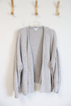 Time And Tru Light Gray Chunky Soft Cardigan | XXL