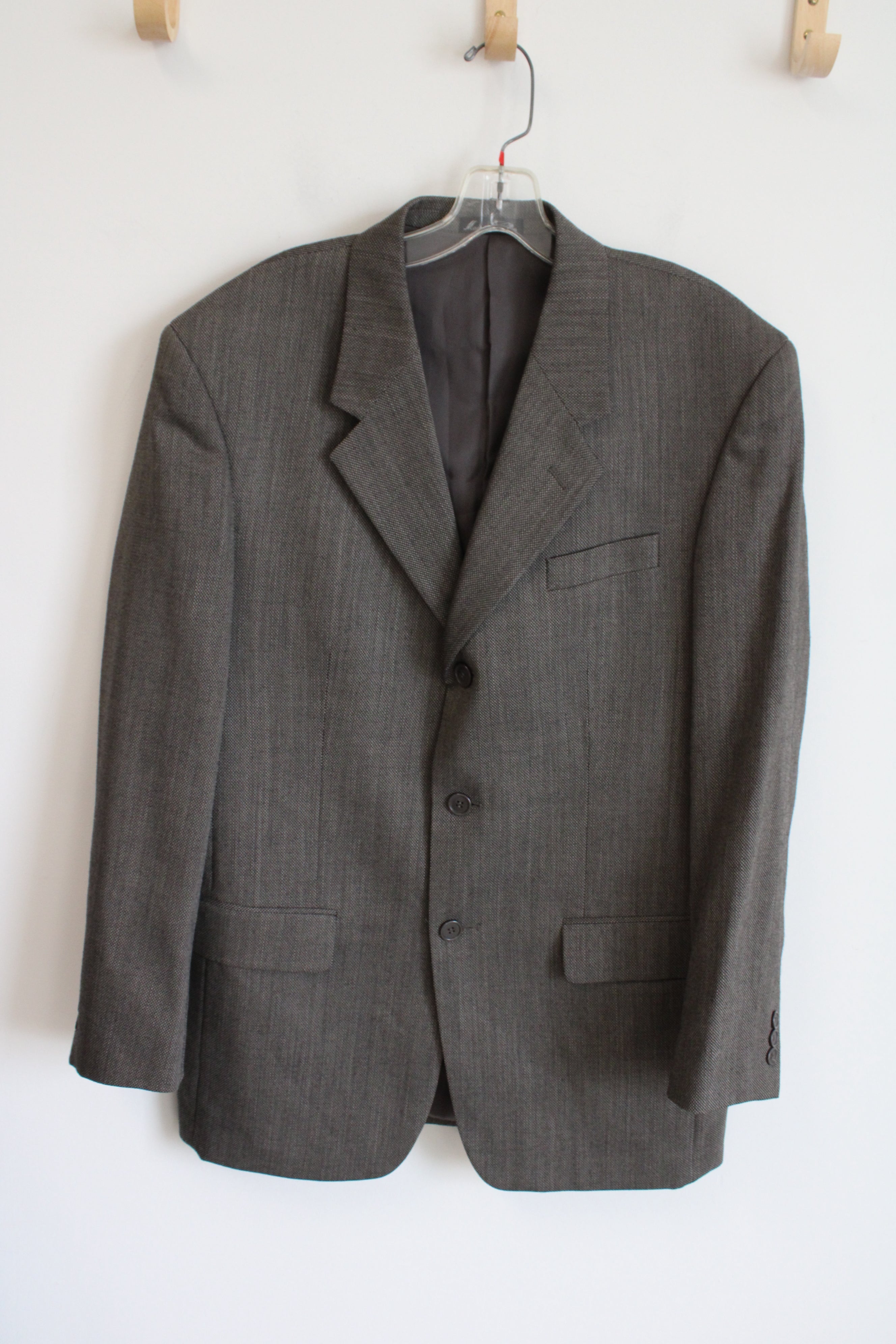 Adolfo International Super 100's Brown Blazer | 38R