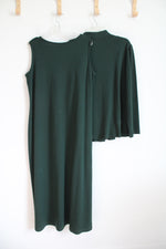 Travel Smith Vintage Dark Green Long Sleeved Button Down Top & Dress Set | 1X