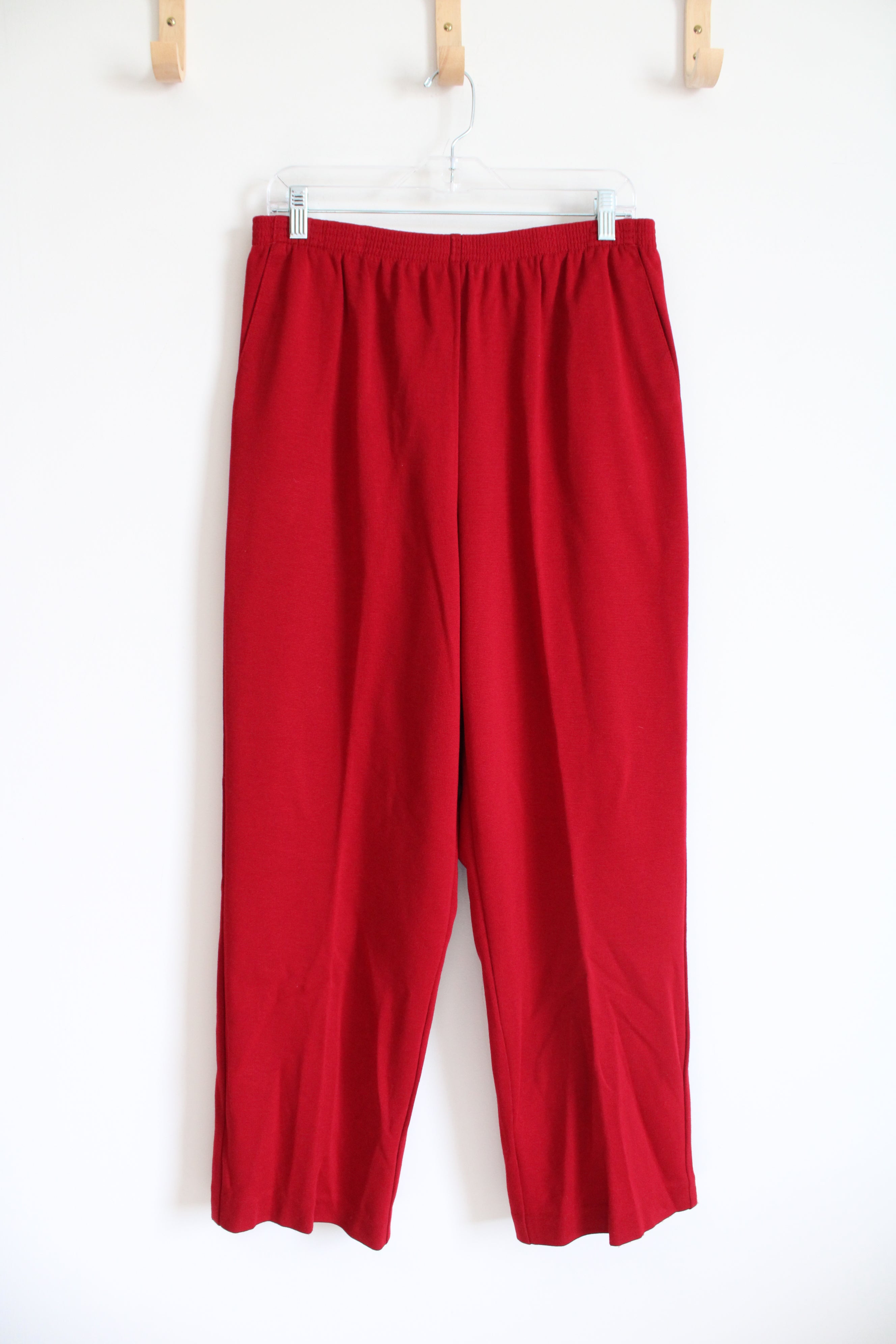 NEW Alfred Dunner Red Trouser Pants | 16 Short