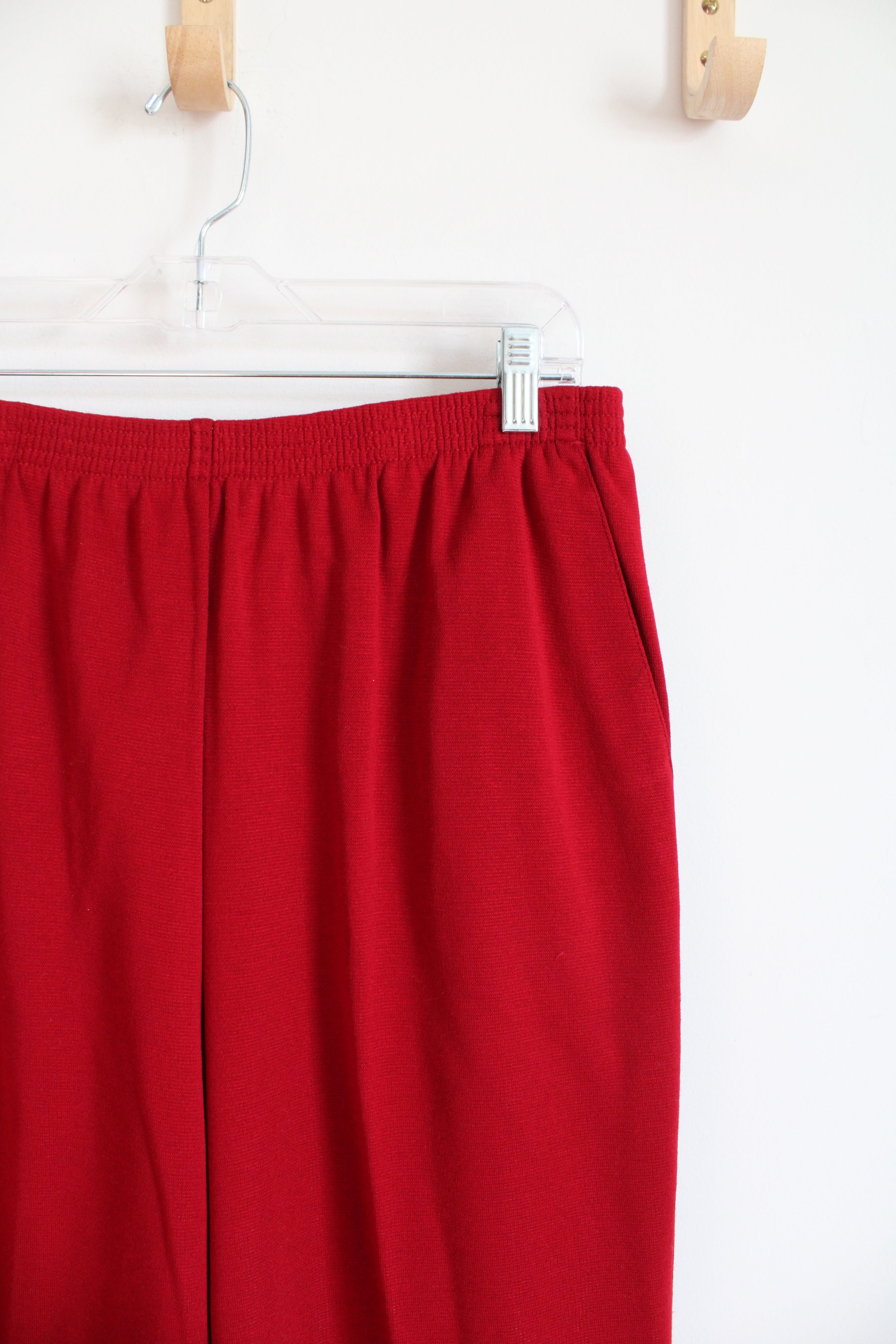 NEW Alfred Dunner Red Trouser Pants | 16 Short