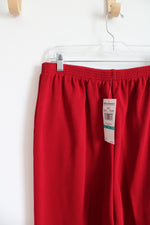 NEW Alfred Dunner Red Trouser Pants | 16 Short