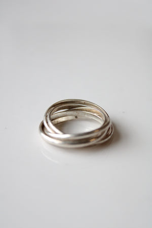 Stacked Sterling Silver Ring | Size 7