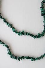 Green Beaded Long Necklace