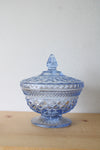 Anchor Hocking Sapphire Ice Blue Pedestal Candy Dish