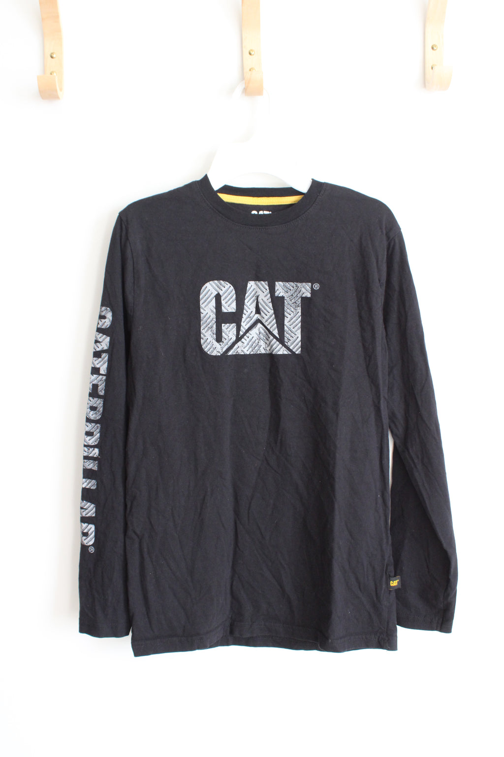 CAT Black Long Sleeved Shirt | Youth L (14/16)