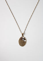 Vintage Gold Tone 925 "I Love You" Pendant Necklace