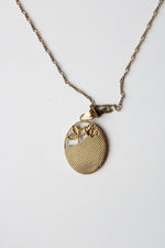 Vintage Gold Tone 925 "I Love You" Pendant Necklace