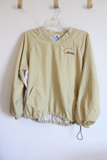 Augusta Sportswear Milton Hershey Football Pale Yellow Pullover Windbreaker Sweatshirt | XL