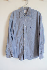 Brooks Brothers Regent The Original Polo Shirt Blue Mini Plaid Shirt | XL