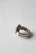 Cookie Lee Silver Heart Ring | Size 7/8