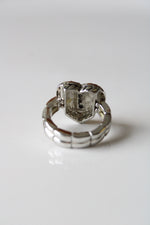 Cookie Lee Silver Heart Ring | Size 7/8