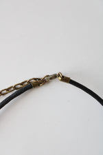 Baer SF Black Cord Bronze Ring Necklace